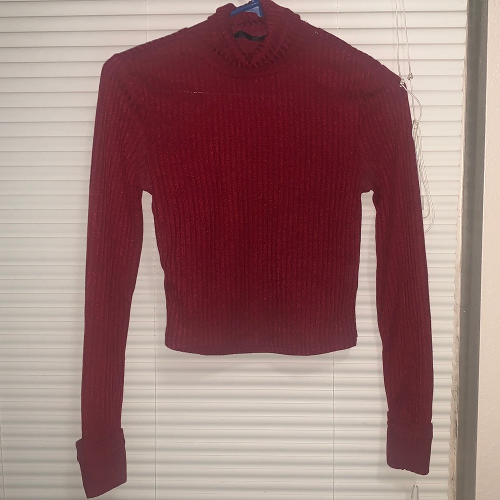 Ribbed turtleneck